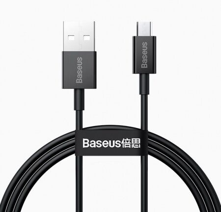 Кабель USB BASEUS Superior Series Fast Charging, USB - MicroUSB, 2А, 1 м, черный - 3