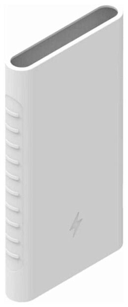 Силиконовый чехол для Xiaomi Mi Power Bank 2 10000 mAh (White/Белый) - 5