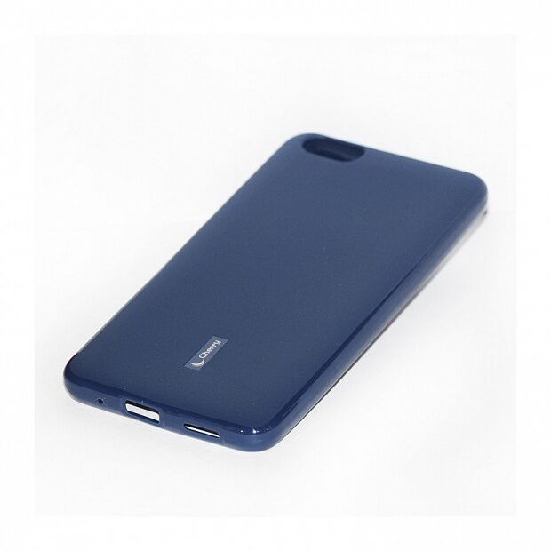 Силиконовый чехол для Xiaomi Redmi 4X Cherry Silicone Case (Blue/Синий) 