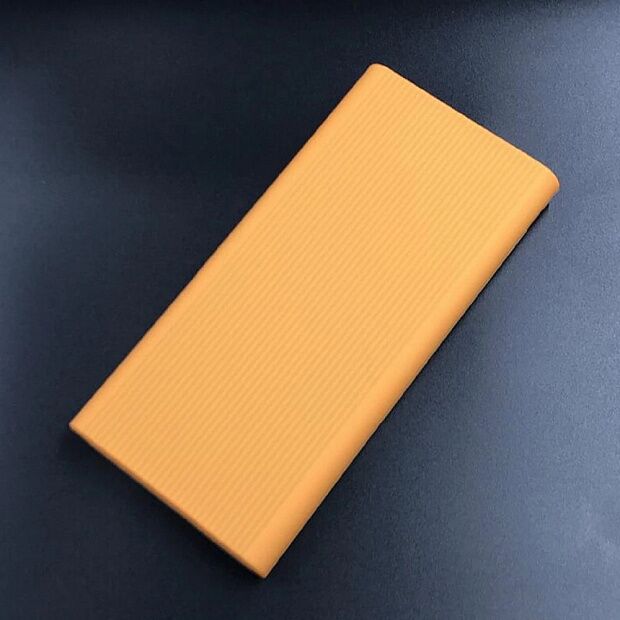 Силиконовый чехол для Xiaomi Power Bank 2i 10000 (Orange/Оранжевый) - 2