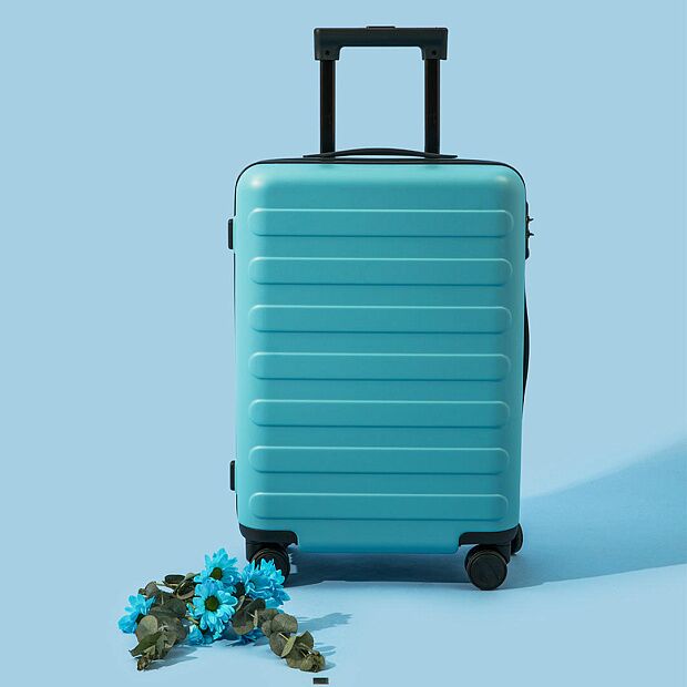  Чемодан 90 Points Rhine Flower Suitcase 20 (Blue/Голубой) : отзывы и обзоры - 1