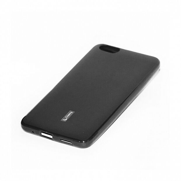 Силиконовый чехол для Xiaomi Redmi 4X Cherry Silicone Case (Black/Черный) 