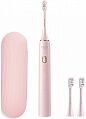Электрическая зубная щетка Soocas Sonic Electric Toothbrush X3U RU (3 насадки и футляр), розовый - фото