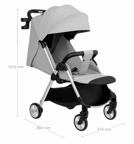 Складная коляска Qborn Seconds Seconds Baby Stroller (Pink/Розовый) - 2