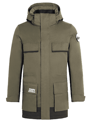 Куртка ZenPh Early Wind Polar Full Pressure Pike Goose Down Clothing (Green/Зеленый) - 1