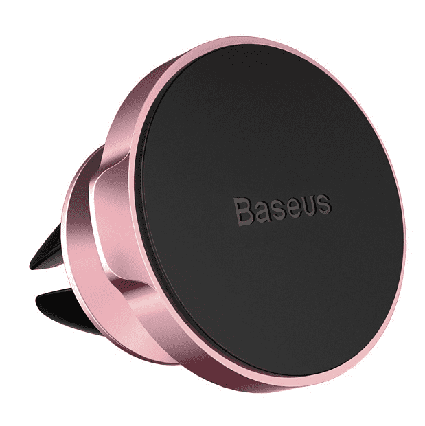 Держатель для смартфона Baseus Small Ears Series Magnetic Suction (Air Outlet) (Rose Gold/Розовый) - 8