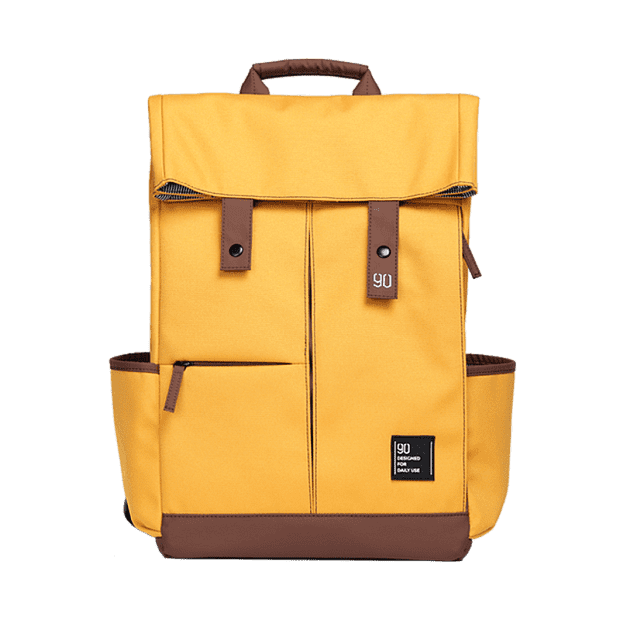 Xiaomi 90 Points Vitality College Casual Backpack (Yellow) - 1