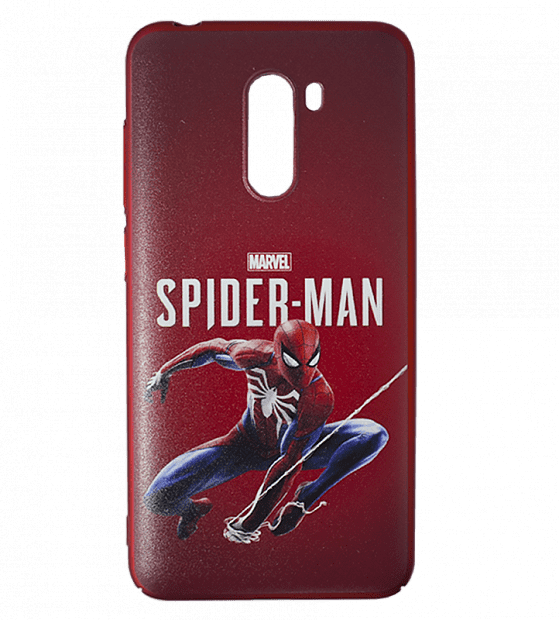 Защитный чехол для Pocophone F1 Spider-Man Marvel (Red/Красный) : характеристики и инструкции - 3